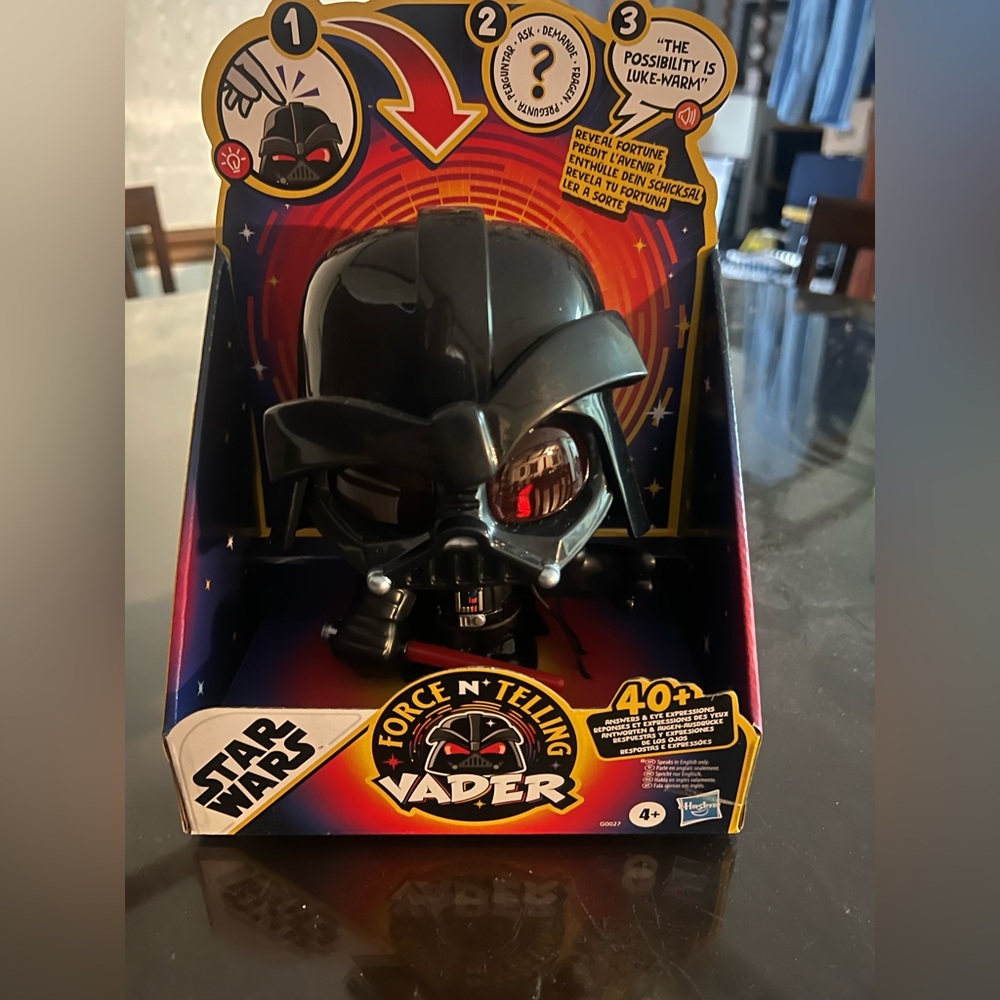 Star Wars Force N' Telling Vader Black Action Figure
